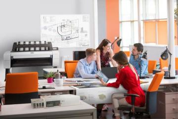 Hewlett-Packard выпускает новые широкоформатные принтеры