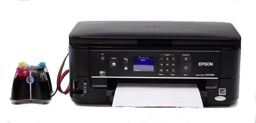 изображение МФУ Epson Stylus Office SX535WD с СНПЧ - изображение 1