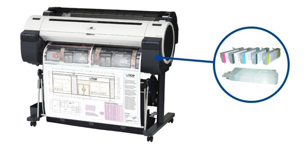 Плоттер Canon imagePROGRAF IPF770 с ПЗК со стендом изображение - изображение 1