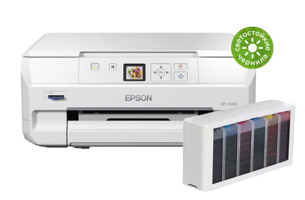 МФУ Epson Colorio EP-708A с СНПЧ изображение - изображение 1