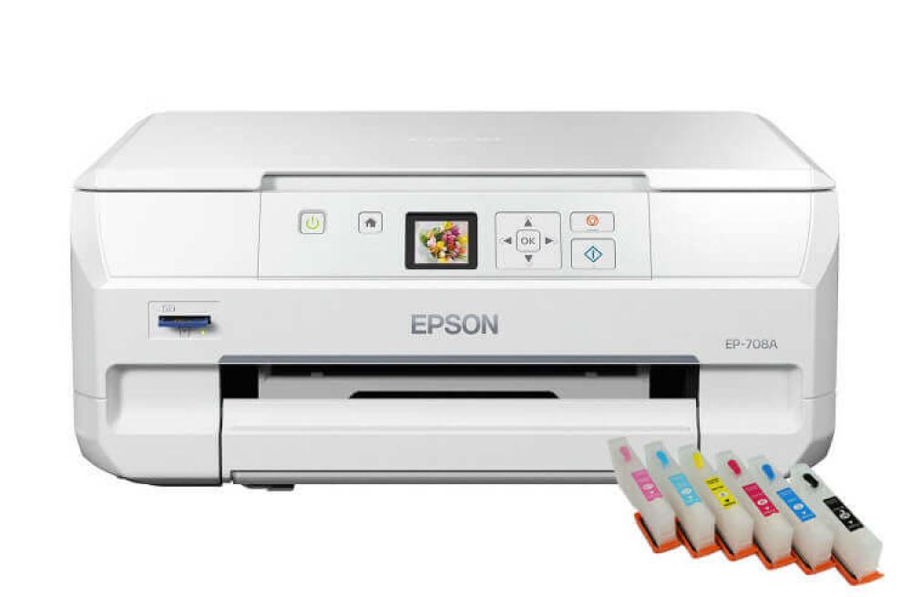 МФУ Epson Colorio EP-708A с ПЗК и чернилами изображение - изображение 1
