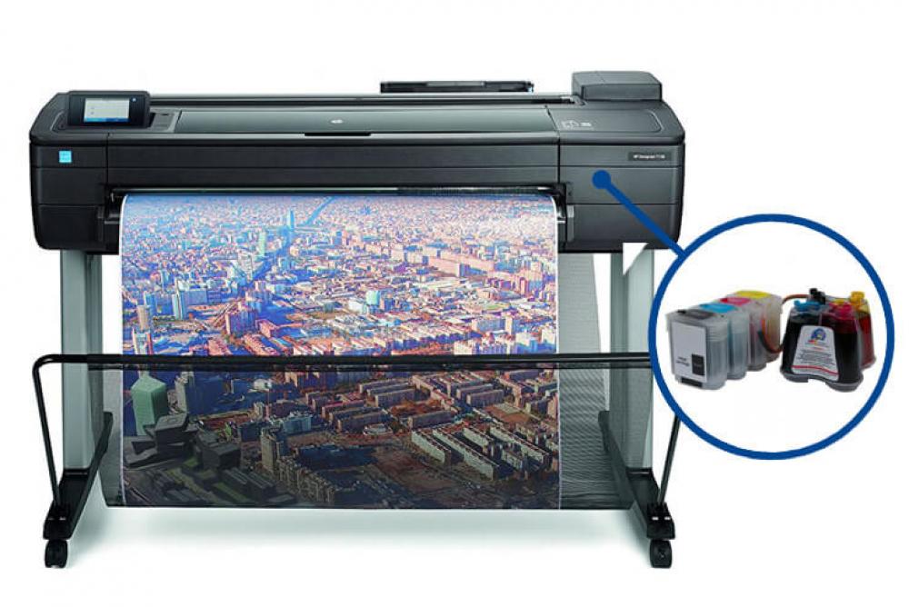 Плоттер HP Designjet T730 36" с СНПЧ изображение - изображение 1