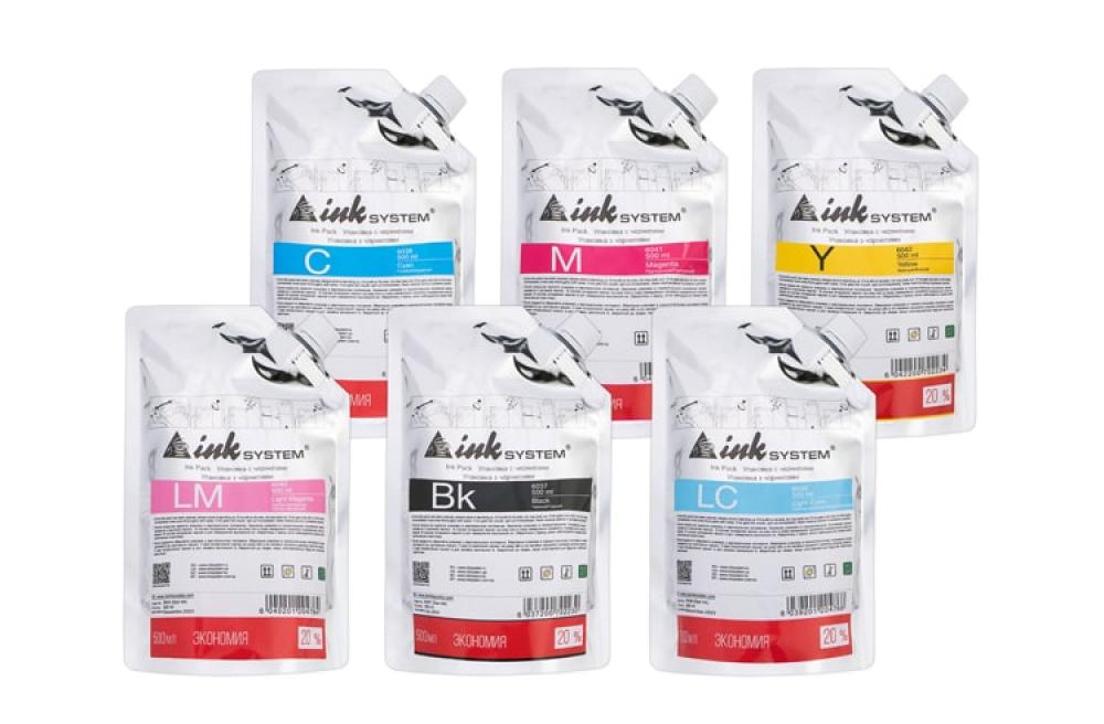 изображение Светостойкие чернила INKSYSTEM для фотопечати на Epson L805, дой-пак 500мл (6 цвета) - изображение 1