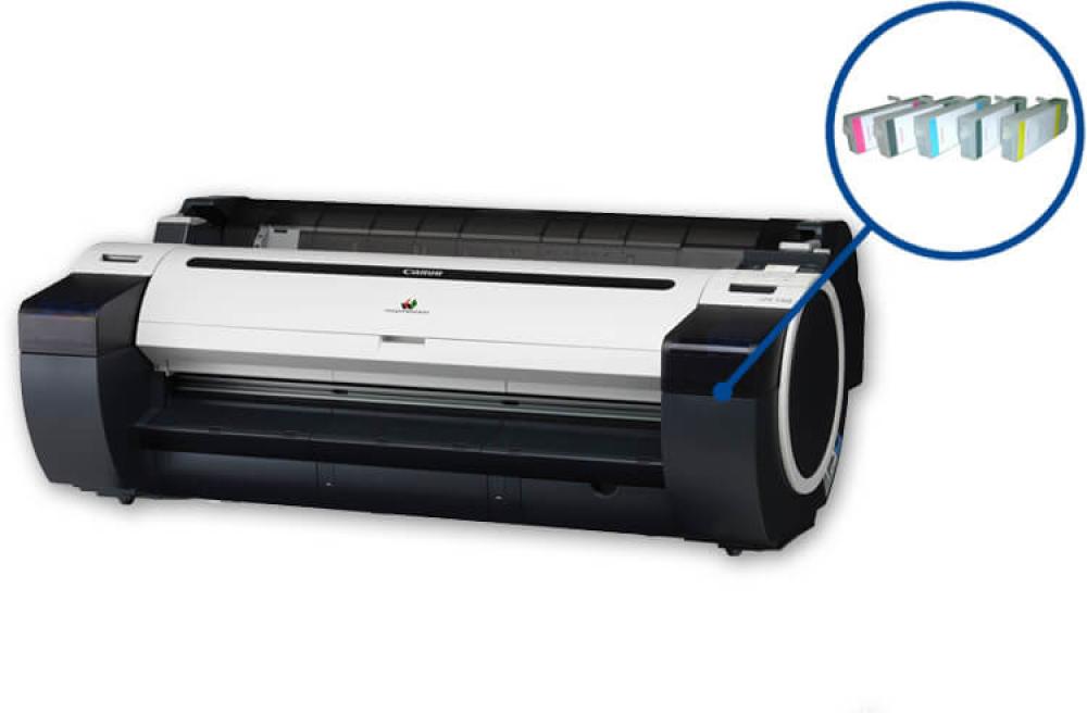Плоттер Canon imagePROGRAF IPF780 с ПЗК и чернилами (без стенда) изображение - изображение 1