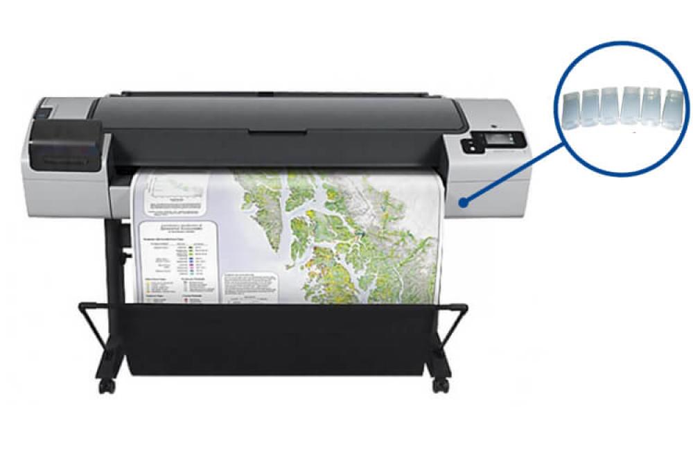 Плоттер HP DesignJet T795 44" с ПЗК и чернилами изображение - изображение 1