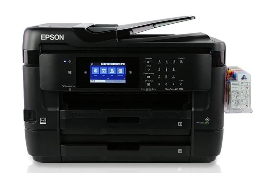 изображение МФУ Epson WorkForce WF-7720DTWF с СНПЧ - изображение 1