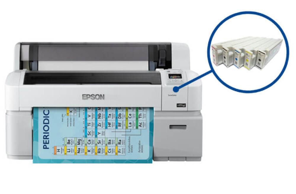 Плоттер Epson SureColor SC-T3200 Refurbished с ПЗК и чернилами (без стенда) изображение - изображение 1