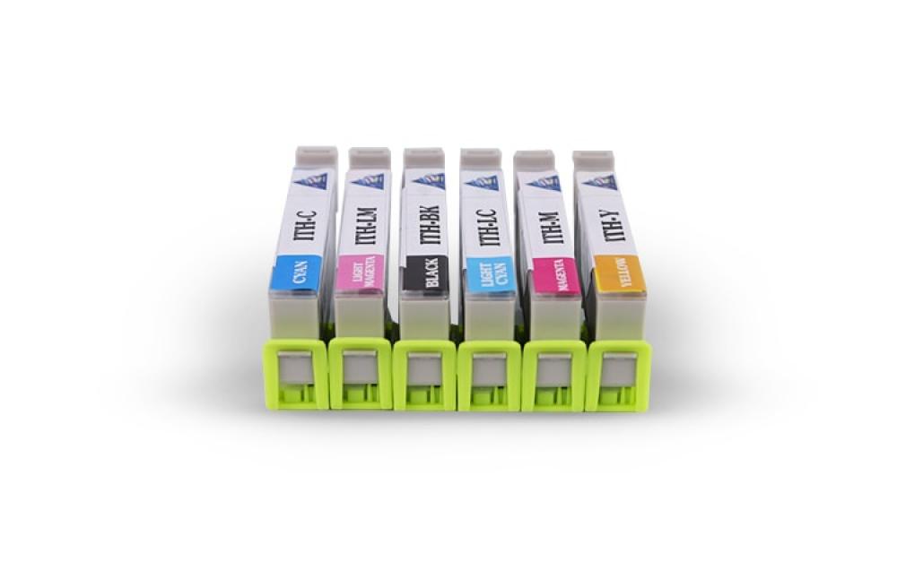 изображение Комплект совместимых картриджей ITH (C/M/Y/Вк/LC/LM) для Epson Colorio EP-709A - изображение 1