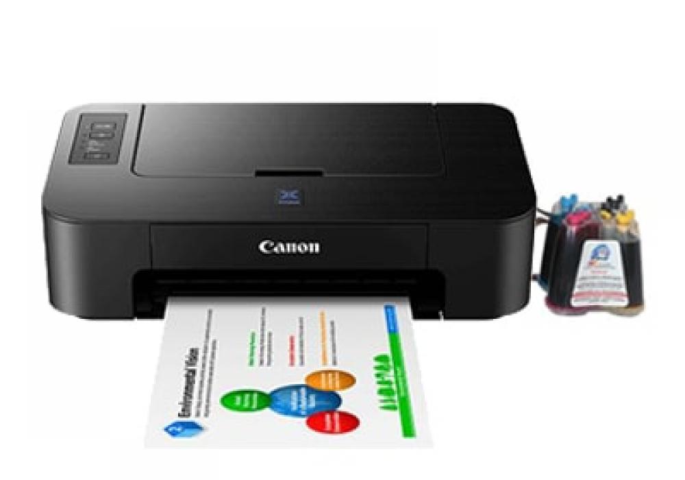 Принтер Canon PIXMA E204 с СНПЧ и чернилами изображение - изображение 1