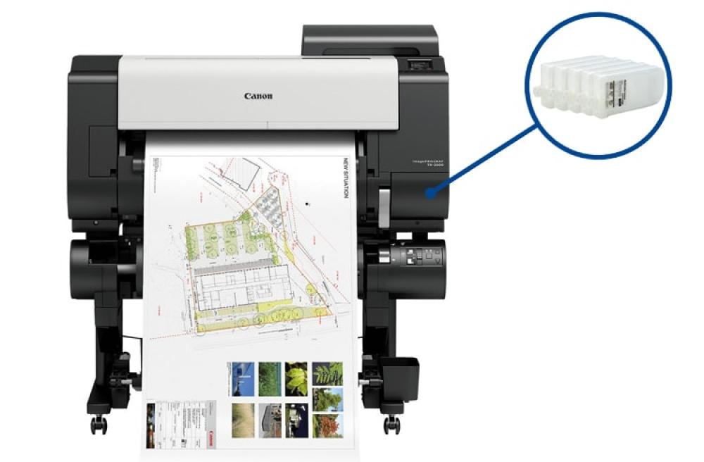 Плоттер Canon imagePROGRAF iPF TX-2000 с ПЗК и чернилами изображение - изображение 1