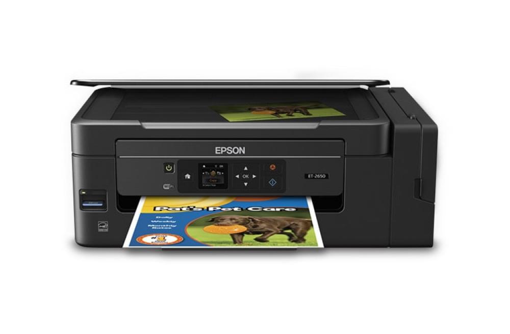 МФУ Epson Expression EcoTank ET-2650 с оригинальной СНПЧ и чернилами изображение - изображение 1