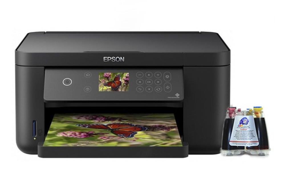 изображение МФУ Epson Expression Home XP-5100 с СНПЧ и чернилами - изображение 1