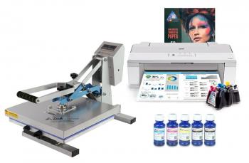 Планшетный термопресс INKSYSTEM P-3838 38*38 см и принтер Epson PX-1004 с набором для сублимационной печати Планшетный термопресс INKSYSTEM P-3838 38*38 см и принтер Epson PX-1004 с набором для сублимационной печати
