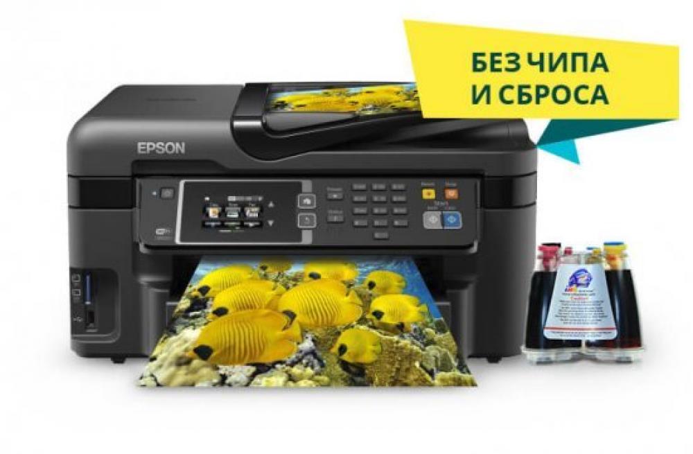 МФУ Epson Workforce WF-3620 с СНПЧ и сублимационными чернилами изображение - изображение 1