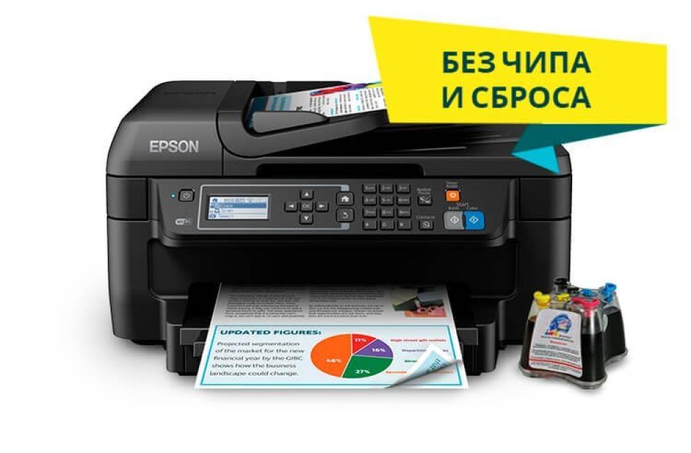 МФУ Epson Workforce WF-2750 с СНПЧ и сублимационными чернилами изображение - изображение 1