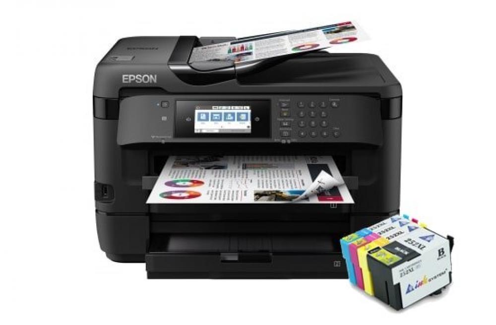 изображение МФУ Epson WorkForce WF-7720DTWF с картриджами INKSYSTEM - изображение 1