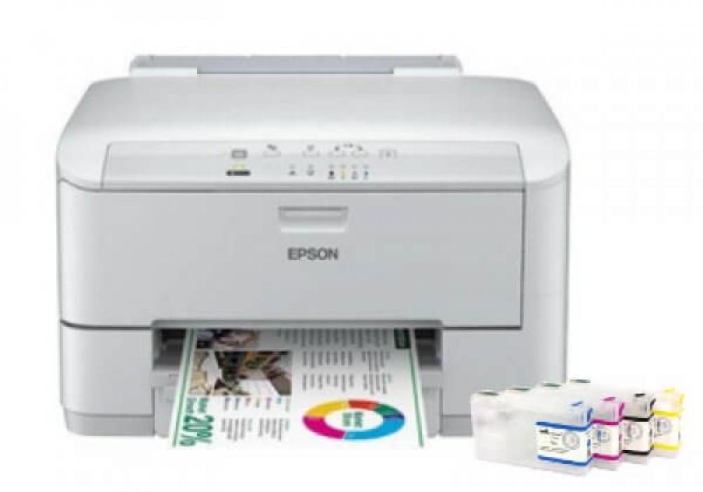 изображение Цветной принтер Epson WorkForce Pro WP-4015DN с ПЗК - изображение 1