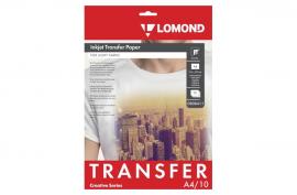 Термотрансферная бумага LOMOND Transfer Paper for bright cloth A4, 140г/м2 10 листов Термотрансферная бумага LOMOND Transfer Paper for bright cloth A4, 140г/м2 10 листов