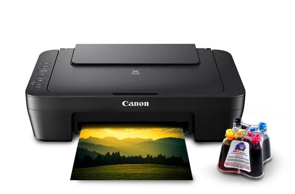 МФУ Canon PIXMA E474  с СНПЧ и чернилами изображение - изображение 1