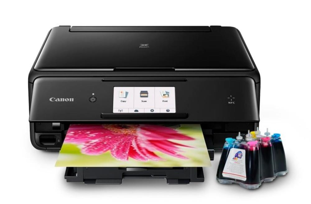 МФУ Canon PIXMA TS8050 с СНПЧ и чернилами изображение - изображение 1