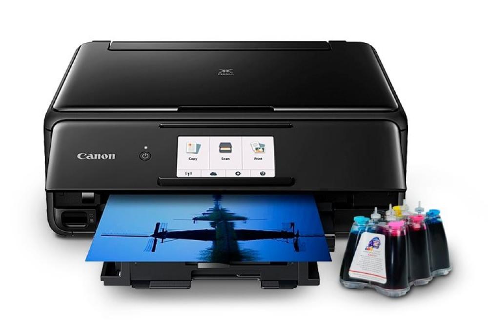 МФУ Canon PIXMA TS8150 с СНПЧ и чернилами изображение - изображение 1