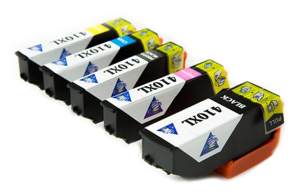 Комплект совместимых картриджей T410XL (C/M/Y/Pb/Bk) для Epson Expression Premium XP-640 изображение - изображение 1