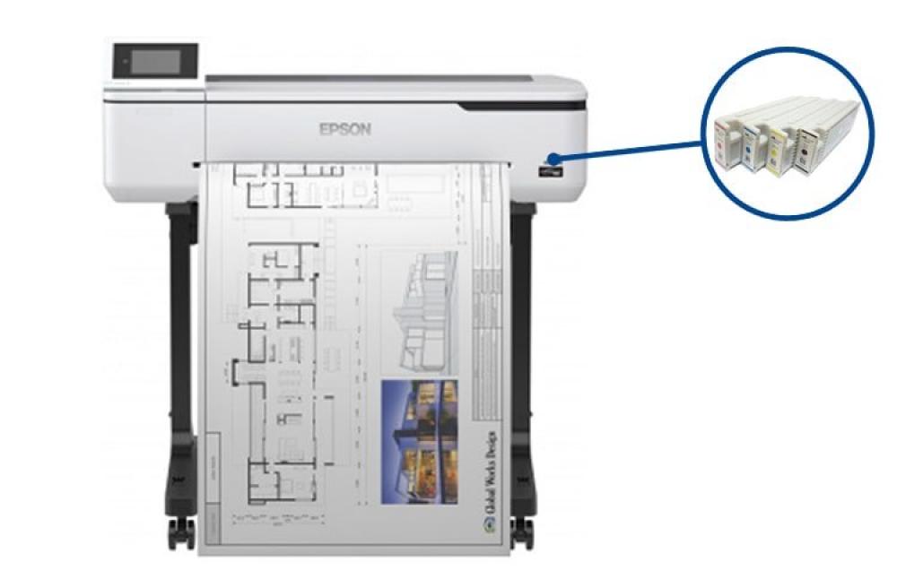 изображение Плоттер Epson SureColor SC-T3100 с ПЗК и чернилами - изображение 1