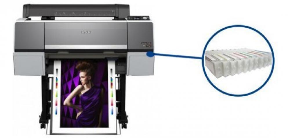 изображение Плоттер Epson SureColor SC-P7000 Spectro с ПЗК и чернилами - изображение 1
