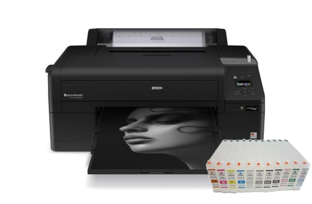 изображение Плоттер Epson SureColor SC-P5000V Spectro с ПЗК и чернилами - изображение 1