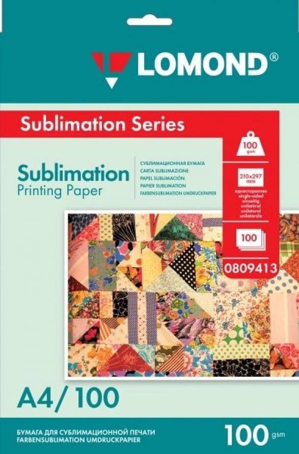 Сублимационная бумага  Lomond Sublimation A4 (100g)  100 листов изображение