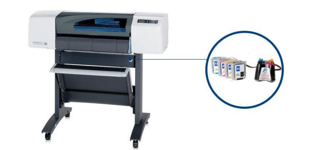 изображение Плоттер HP DesignJet 500 Plus 24 с СНПЧ - изображение 1