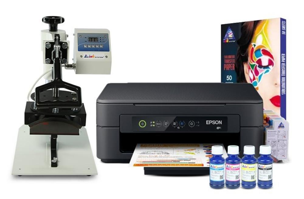 изображение Кепочный термопресс INKSYSTEM B-01 и МФУ Epson XP-2100 с набором для сублимационной печати - изображение 1