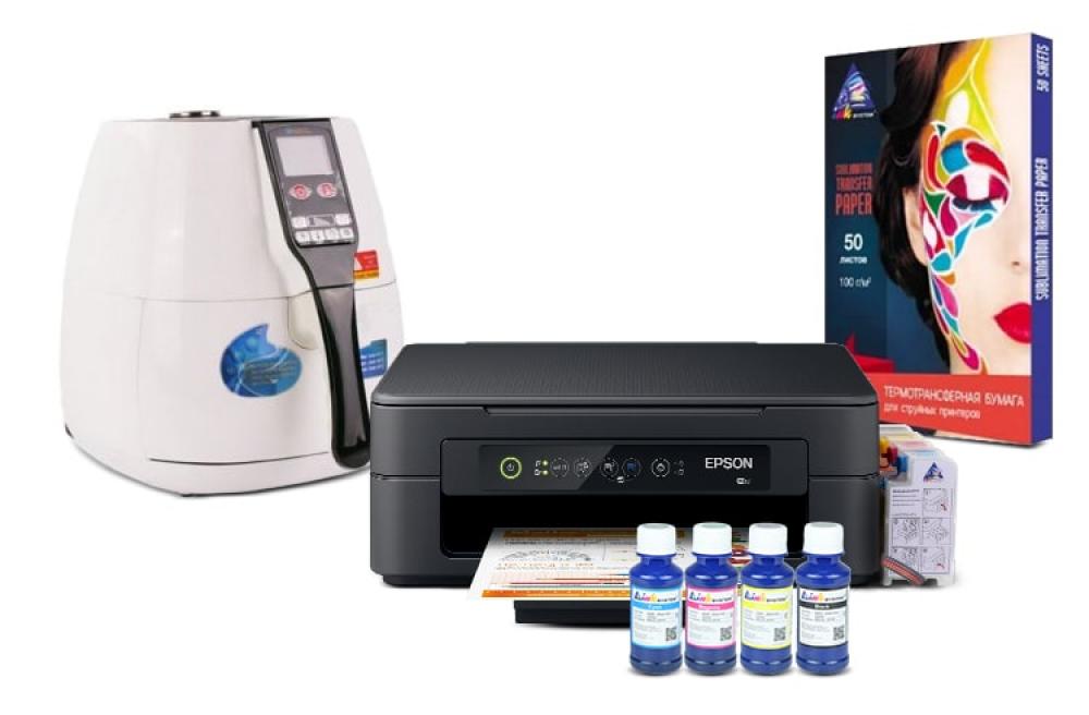 изображение Вакуумный термопресс HeatPress V-02 3D Mini и МФУ Epson XP-2100 с набором для сублимационной печати - изображение 1