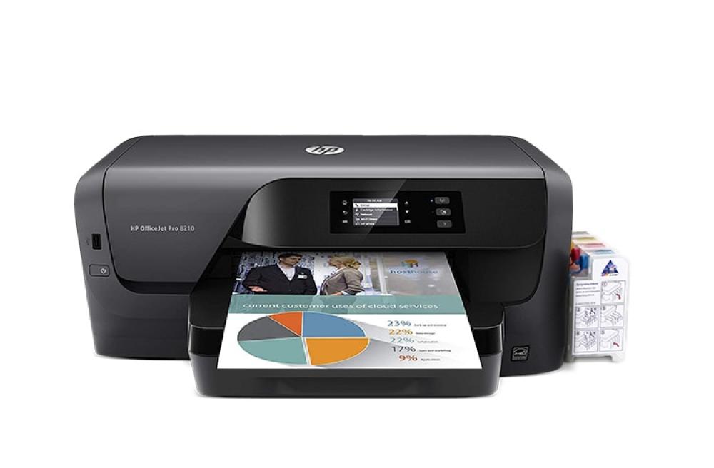 Принтер HP OfficeJet Pro 8210 с СНПЧ и чернилами изображение - изображение 1