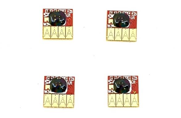 Комплект чипов для СНПЧ для плоттеров HP Designjet T125, T525, T130, T530 изображение