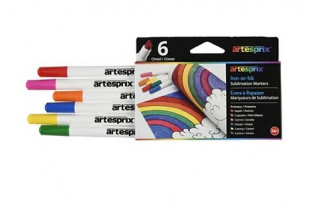 Набор фломастеров для ткани Artesprix яркие цвета изображение - изображение 1
