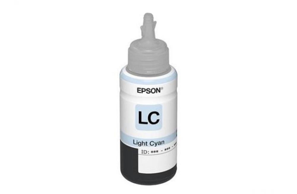 Оригинальные чернила для Epson T673 Light Cyan (70 мл) изображение