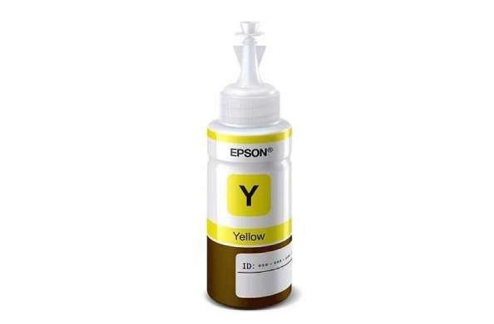 Оригинальные чернила для Epson T664 Yellow (70 мл) изображение