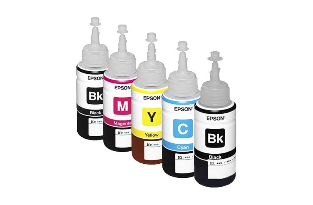 Оригинальные чернила для Epson L3070 (70 мл, 5 цветов) изображение
