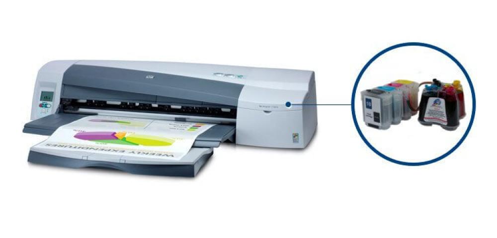 изображение Плоттер HP DesignJet 110 plus с ПЗК (СНПЧ) - изображение 1