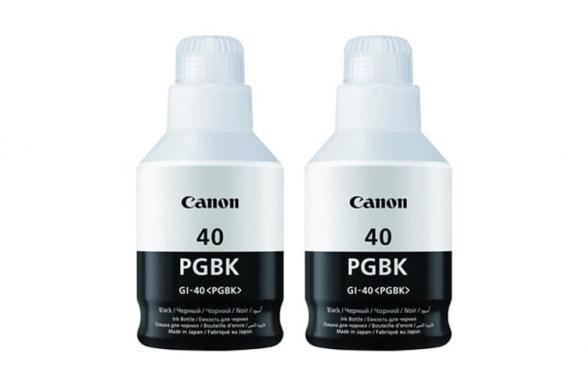 Оригинальные чернила для Canon GI-40 Black (135 мл) - 2шт изображение
