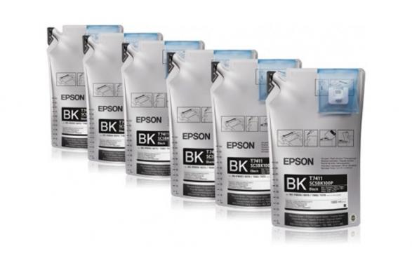 Комплект сублимационных чернил Epson Black для Epson SureColor SC-F6200 6шт*1000мл изображение