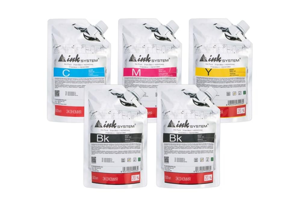 Пигментные чернила INKSYSTEM для Epson L1300, 500мл (комплект) изображение