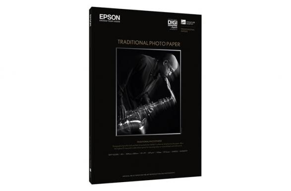 Глянцевая фотобумага Epson Traditional Photo Paper A3+ 330 г/м2, 25 листов изображение