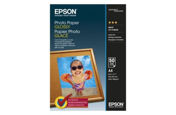 Глянцевая фотобумага Epson Glossy Photo Paper A4, 200g, 50 листов изображение