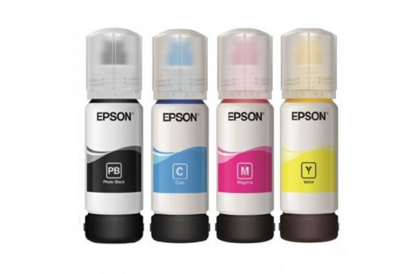 Оригинальные чернила для Epson L1250 (65мл, 4 цвета) изображение