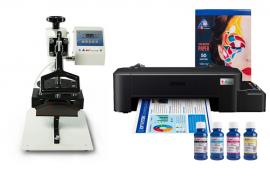 Кепочный термопресс INKSYSTEM B-01 и принтер Epson L121 с набором для сублимационной печати Кепочный термопресс INKSYSTEM B-01 и принтер Epson L121 с набором для сублимационной печати
