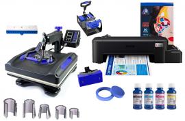 Термопресс INKSYSTEM SP Combo 11 38*38 см 11 в 1 и принтер Epson L121 с набором для сублимационной печати Термопресс INKSYSTEM SP Combo 11 38*38 см 11 в 1 и принтер Epson L121 с набором для сублимационной печати