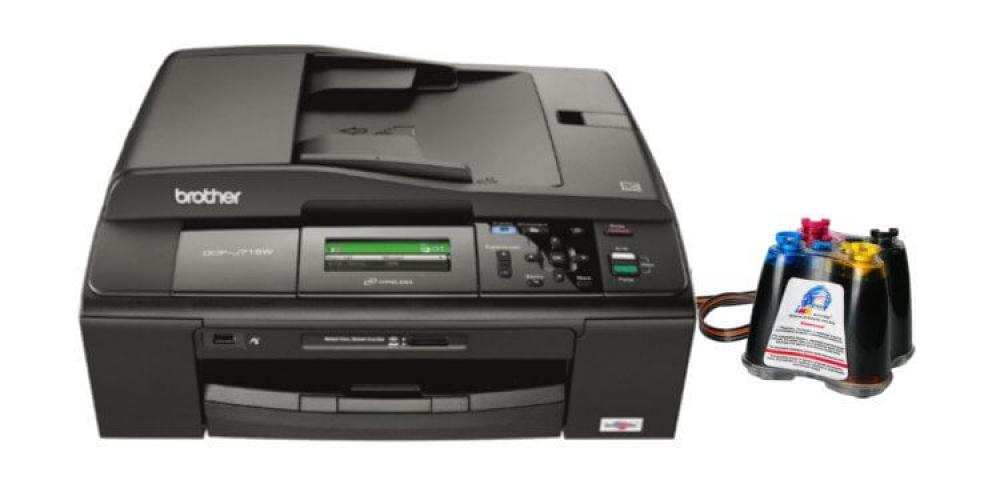 изображение МФУ Brother DCP-J715W с СНПЧ - изображение 1