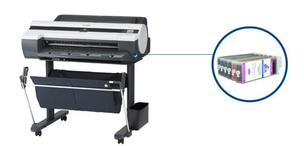 изображение Плоттер Canon image PROGRAF IPF605 с ПЗК (СНПЧ) - изображение 1